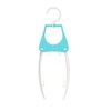 Basicwise Foldable Portable Plastic Hangers for Travel, Blue, PK 5 QI003328B